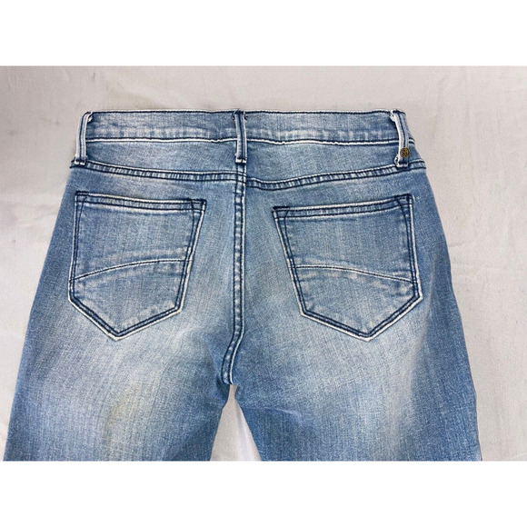 Driftwood 'Jackie Crop' Stretch Denim Skinny Jeans w/ Embroidered Outseam. 25. - Picture 5 of 5